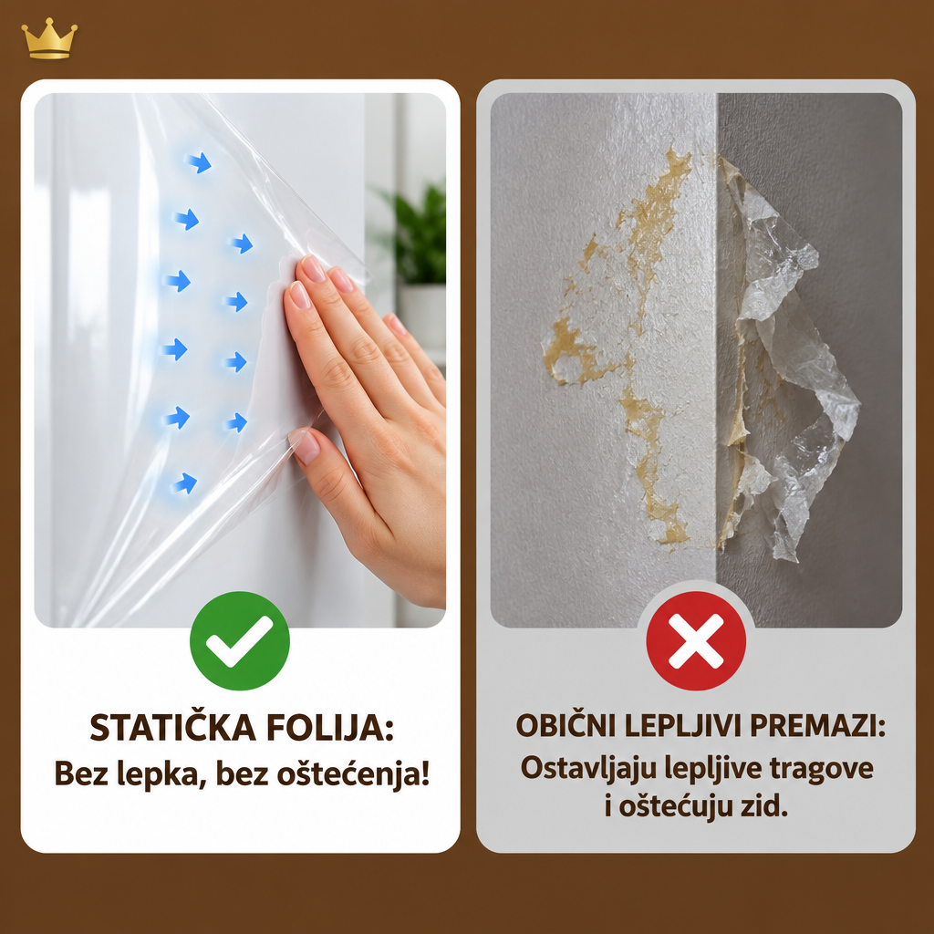 Providna zaštitna folija za zid — protiv mrlja i ogrebotina