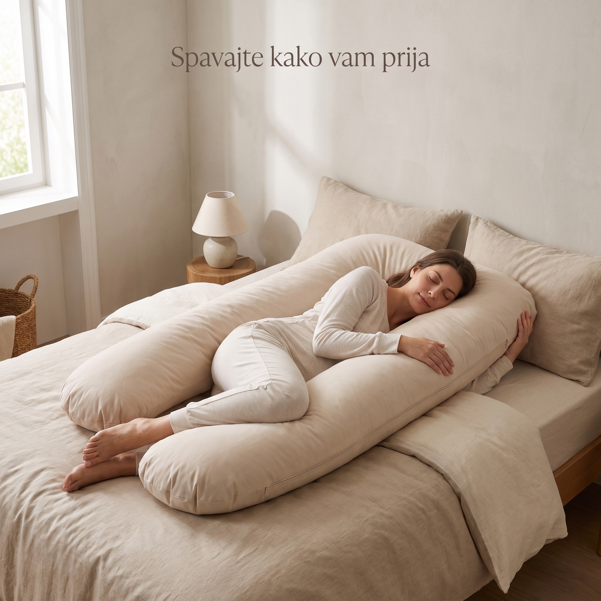 Ergonomski U-jastuk za celo telo
