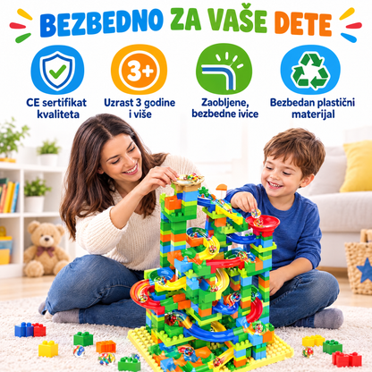 DIY Kugličasti Lavirint od Kockica