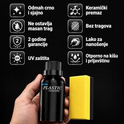 Premaz za Obnovu Plastike i Gume — Vrati Sjaj Izbledeloj Plastici
