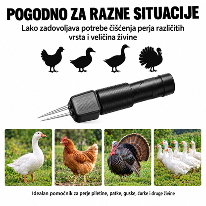 Ručni električni čupač perja — lakše uklanjanje perja i sitnih dlačica
