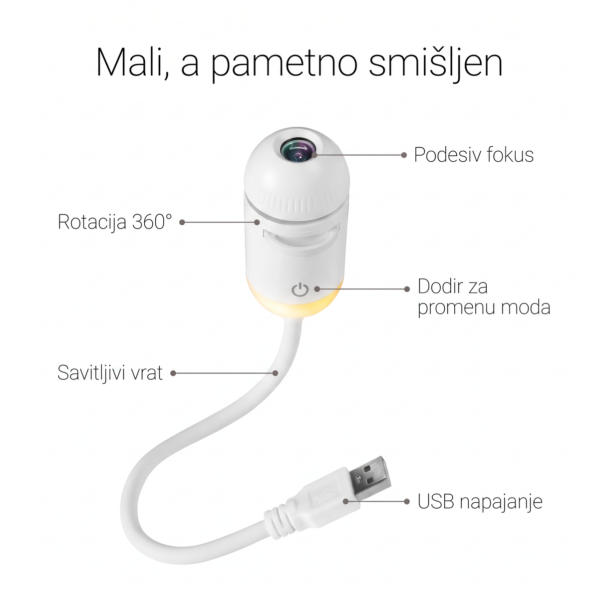 Zvezdani projektor i noćna lampa 2u1