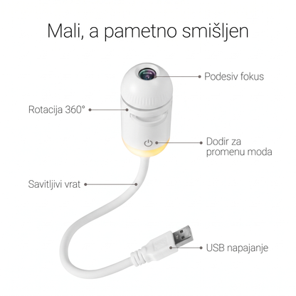Zvezdani projektor i noćna lampa 2u1