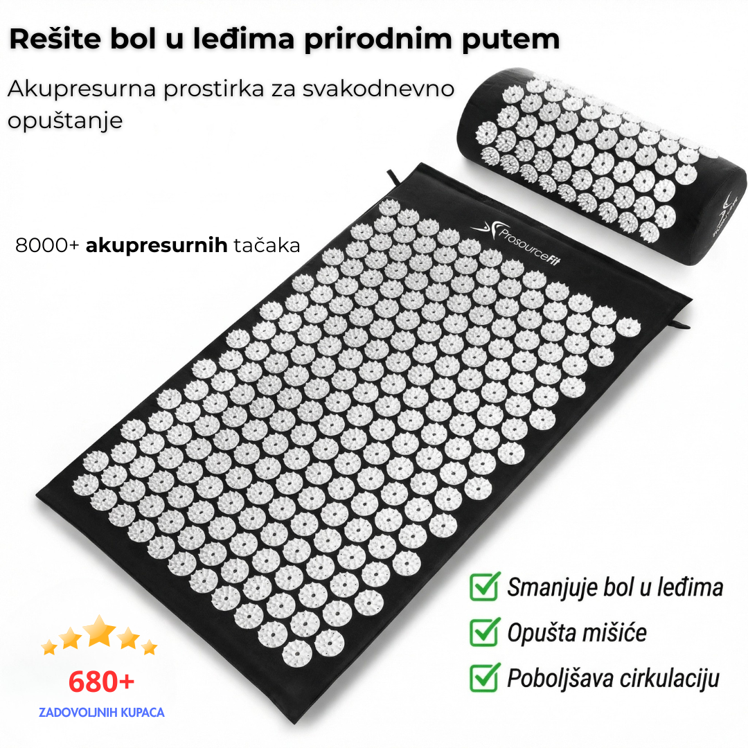Akupresurna Prostirka za Masažu Tela