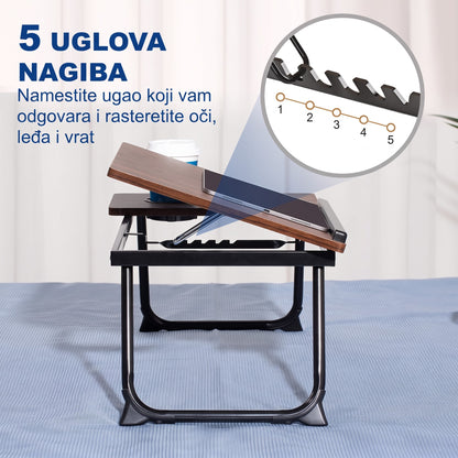 Sklopivi sto za laptop u krevetu