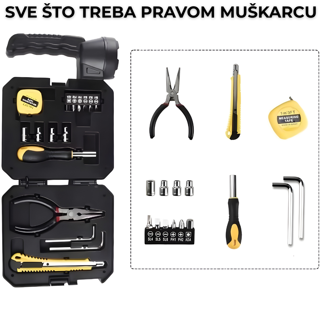 Solarna Lampa sa Setom Alata 2u1