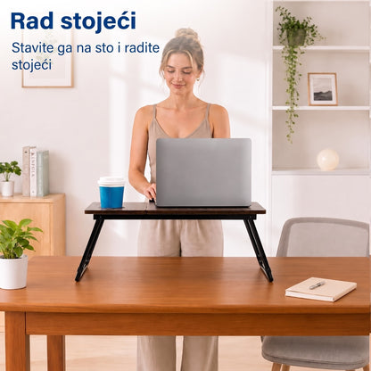 Sklopivi sto za laptop u krevetu