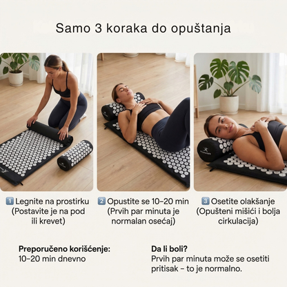 Akupresurna Prostirka za Masažu Tela