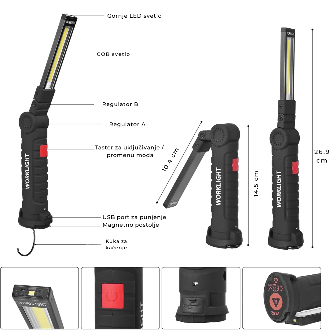 Magnetna LED Lampa