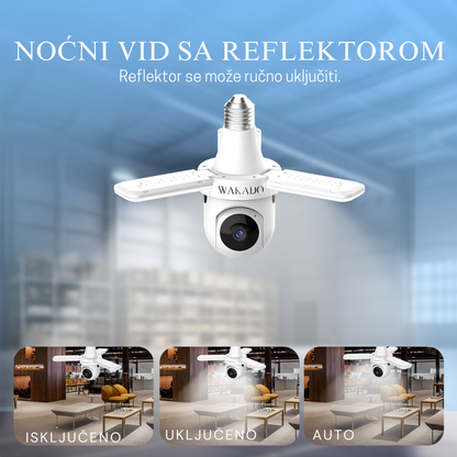 Smartcam sijalica 360°