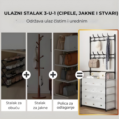 Višenamenski cipelarnik 3-u-1