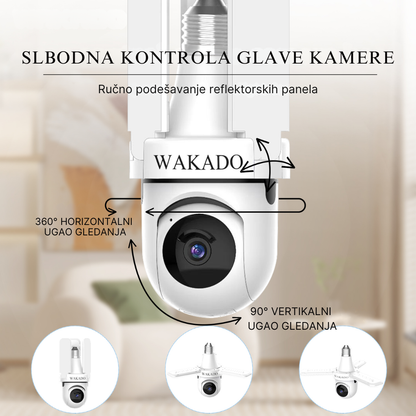Smartcam sijalica 360°