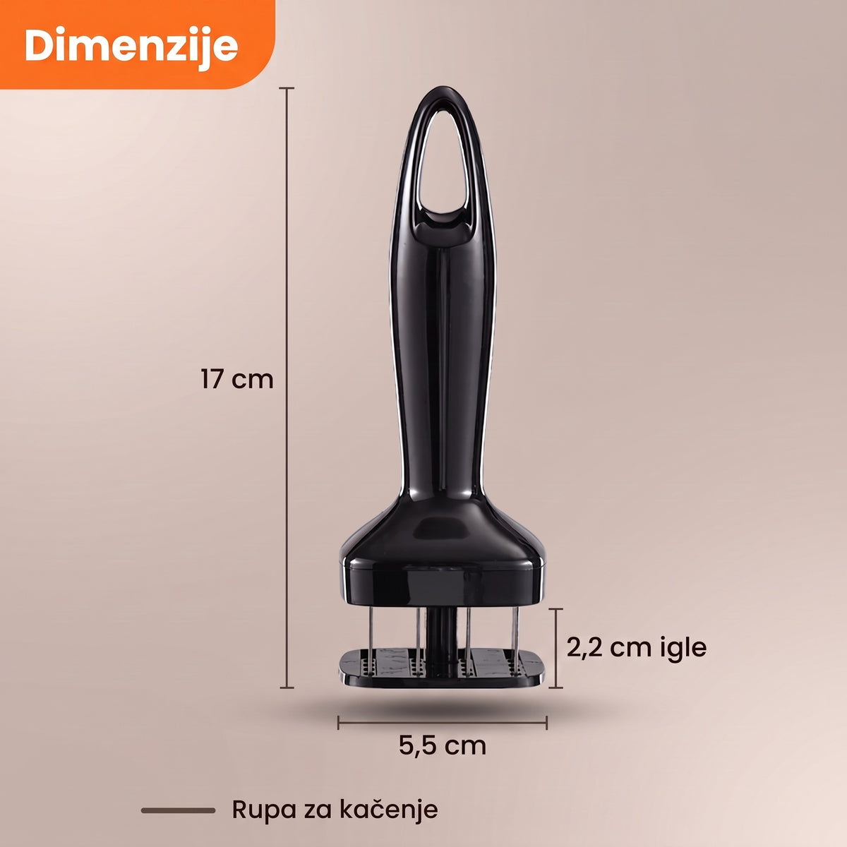 Tenderizer za meso sa 24 igle