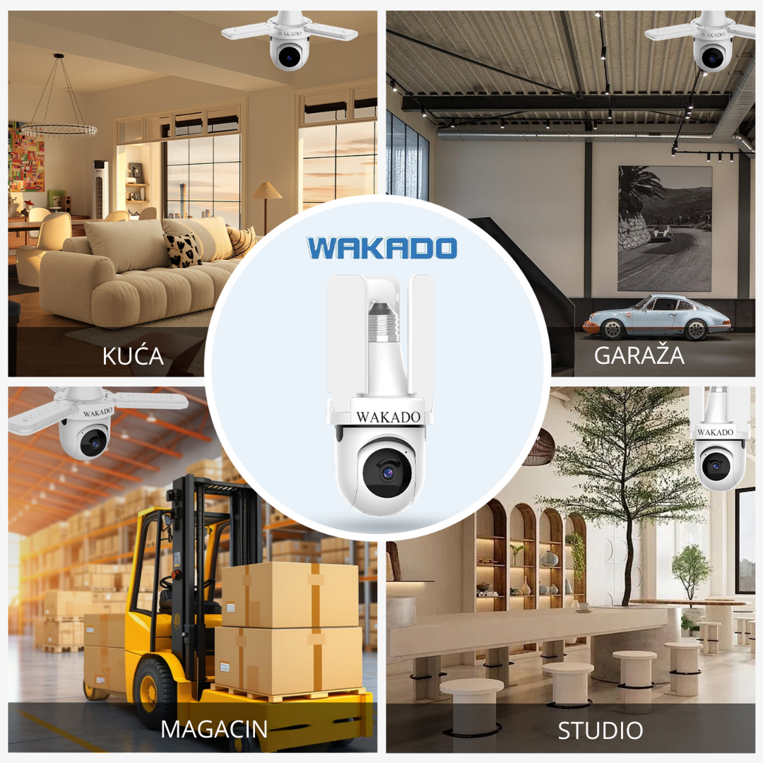 Smartcam sijalica 360°