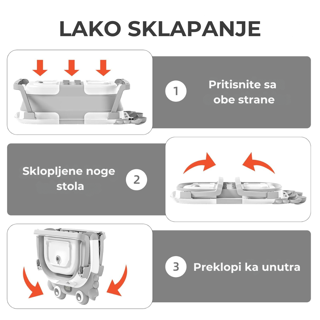 BabyBear™ Premium Sklopiva Kadica za Bebe