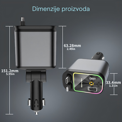 5u1 auto punjač sa zvezdanim nebom