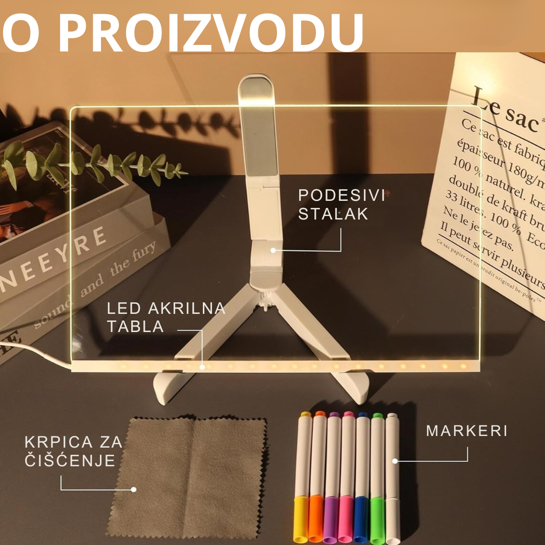 Kreativna LED Tabla