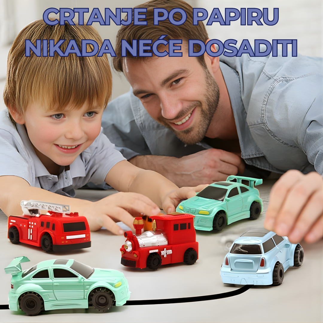 Magični Auto koji Prati Liniju