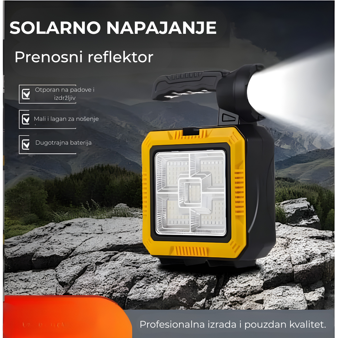 Solarna Lampa sa Setom Alata 2u1