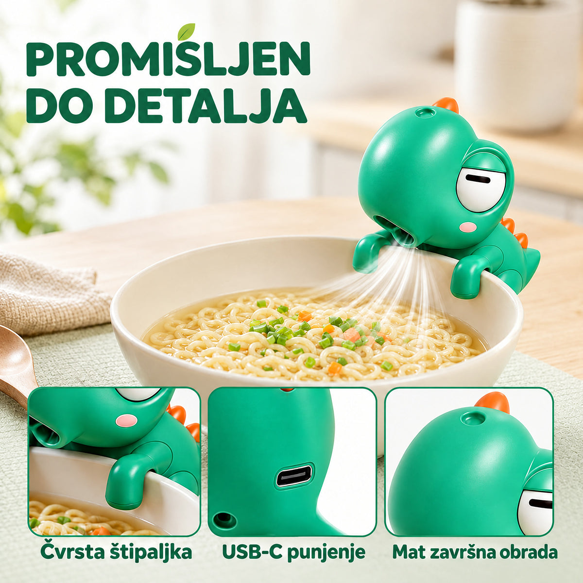 Mini dino ventilator za hranu