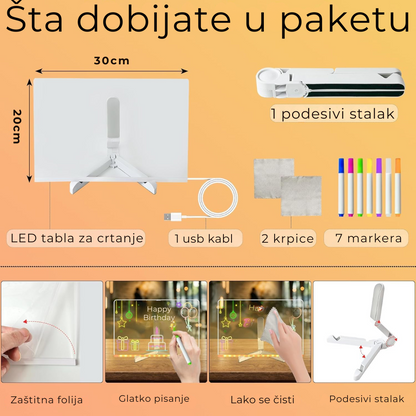 Kreativna LED Tabla