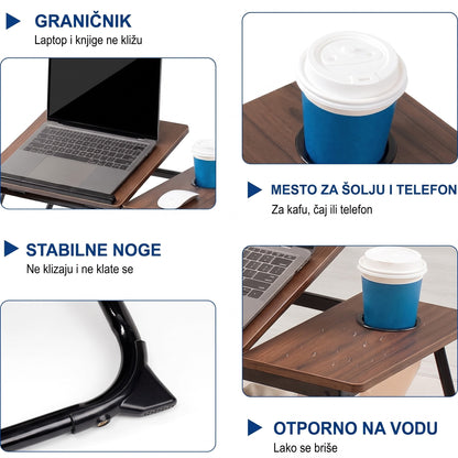 Sklopivi sto za laptop u krevetu
