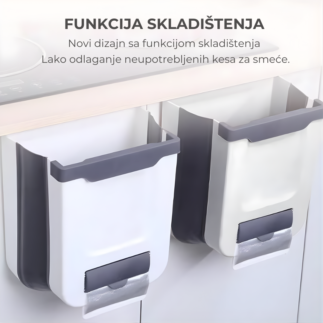FLEXI BIN™ – Preklopna Viseća Kanta za Otpatke