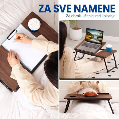 Sklopivi sto za laptop u krevetu