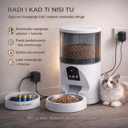 Automatksa hranilica sa kamerom za ljubimce