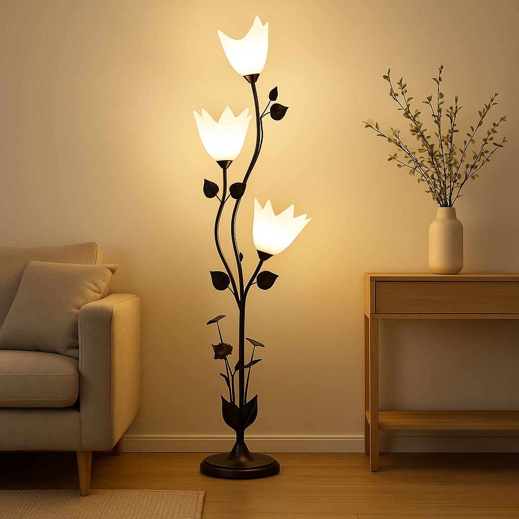 Luksuzna cvetna lampa