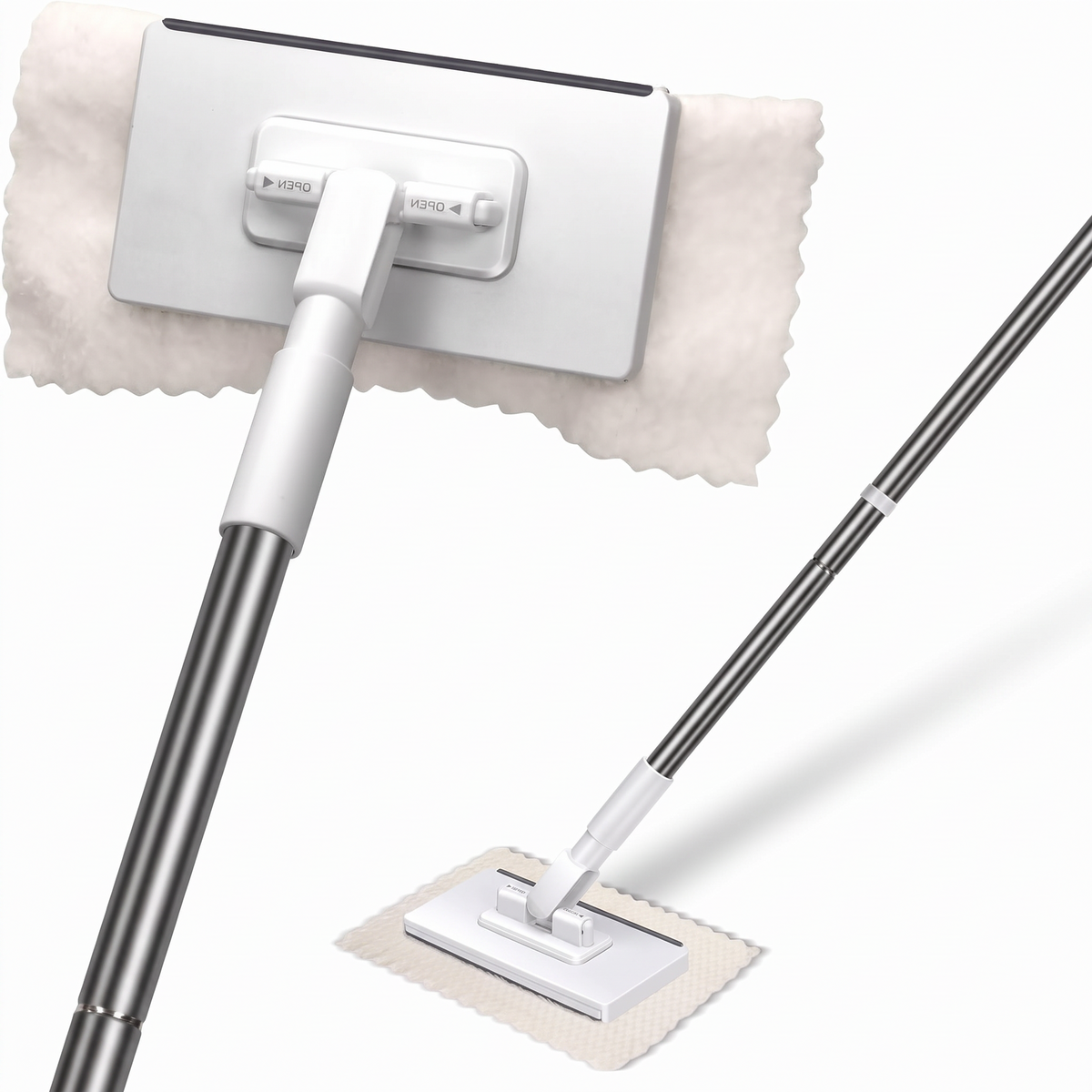 Mini mop sa automatskom štipaljkom i teleskopskom drškom