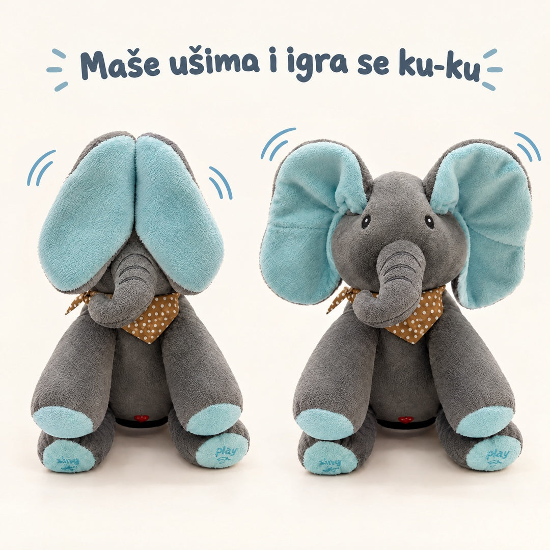 Slonče maše ušima i igra se ku-ku